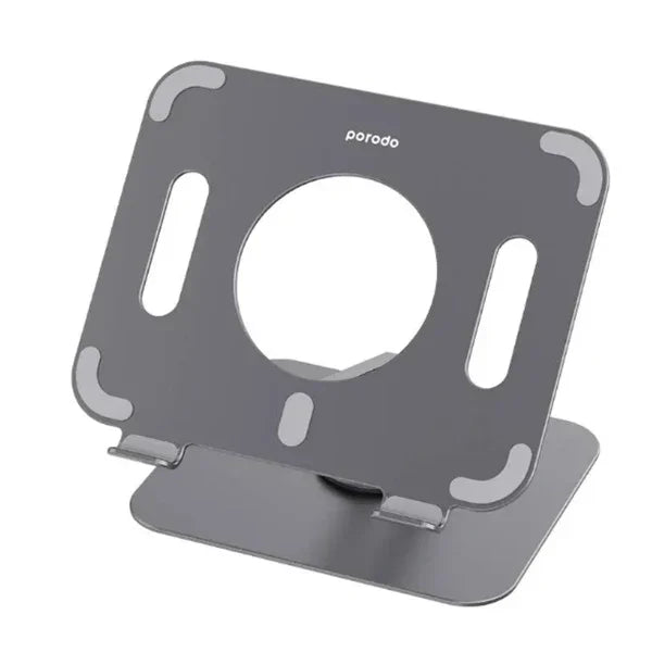 Porodo Alum. Alloy Holder Angle Adjustable And Rotatable Tablet Stand - Tashqila Porodo Alum. Alloy Holder Angle Adjustable And Rotatable Tablet Stand - Tashqila